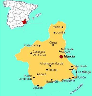 Murcia map
